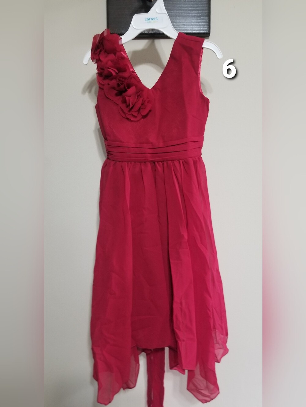 Dresses, Flower Girl, iEfiel, Cranberry Red Kids Size 6 Wedding Party Formal